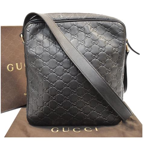 gucci guccissima messenger bag|gucci unisex messenger bag.